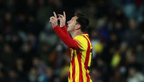 Messi llegó a los 330 goles con la camiseta del Barcelona