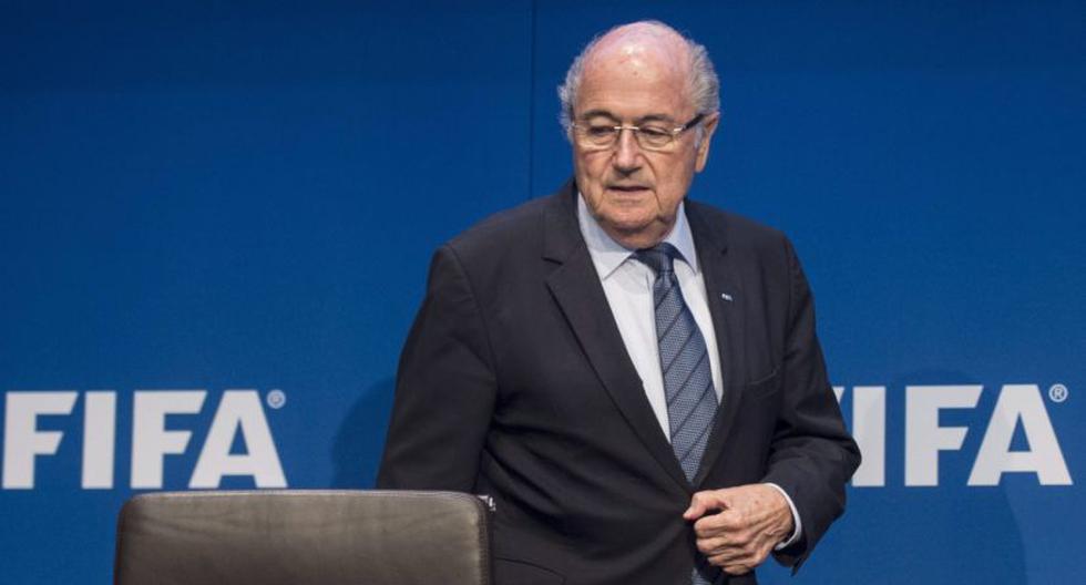 Joseph Blatter renunció a la presidencia de la FIFA (Foto: EFE)