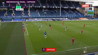 El polémico gol anulado por el VAR a Henderson tras supuesta posición adelantada de Mané ante Everton | VIDEO