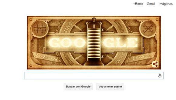 Google Alessandro Volta el doodle con el que Google le rinde homenaje