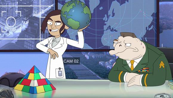 "Trabajo incógnito" ("Inside Job"), nueva serie animada sobre las teorías conspirativas, disponible en Netflix.