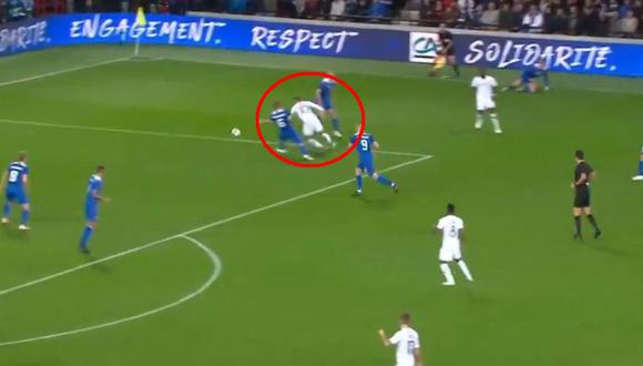 Francia vs. Islandia: Mbappé salvó a galos con dos goles sobre la hora. (Foto: Captura de pantalla)