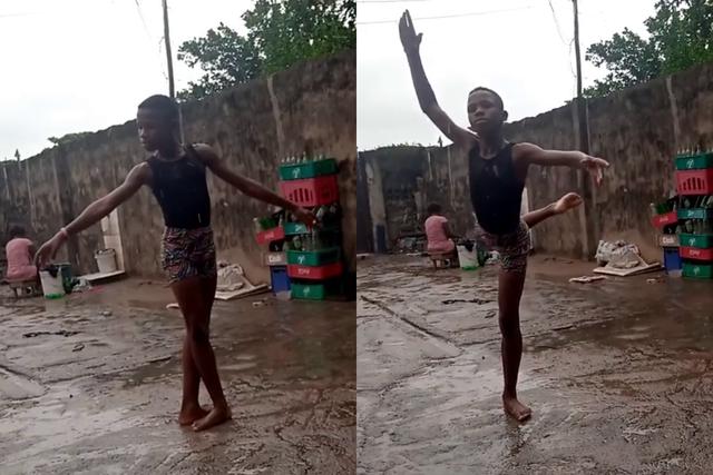FOTO 1 DE 5 | A un niño de Nigeria que protagonizó un video viral bailando ballet bajo la lluvia se le acaba de presentar una oportunidad única en la vida. | Crédito: @leapofdanceacademy / Instagram. (Desliza a la izquierda para ver más fotos)