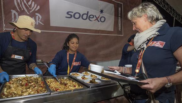 Sodexo, compañía encargada de la alimentación en el Dakar 2018, debe preparar comida para 3 mil personas a diario. (Foto: Sodexo).