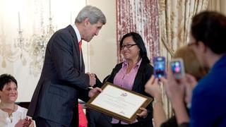 Peruana víctima de trata de personas fue homenajeada por EE.UU.