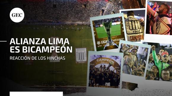 Alianza Lima campeón Liga 1: mira las reacciones de la victoria blanquiazul