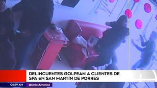 Delincuentes agreden a clientes de spa en San Martín de Porres