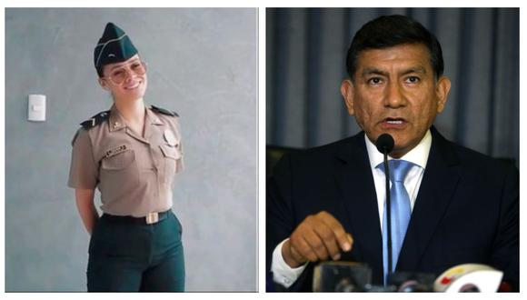 Ministro Morán indicó que el caso de Jossmery Toledo, quien publicó un video en redes sociales vistiendo el uniforme policial, está siendo visto en el ámbito administrativo disciplinario. (Fotos: Instagram/Andina)