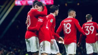 Manchester United venció 2-0 a Burnley por la Carabao Cup | RESUMEN Y GOLES 