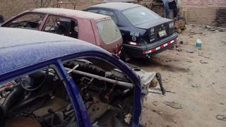 Trujillo: policía encuentra siete vehículos robados en una cochera