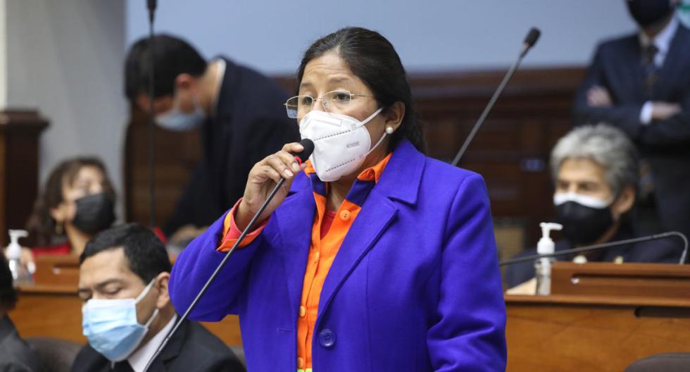 Isabel Cortez, presidenta de la Comisión de Trabajo, calificó la aprobación del dictamen como un "triunfo". (Foto: Congreso de la República)