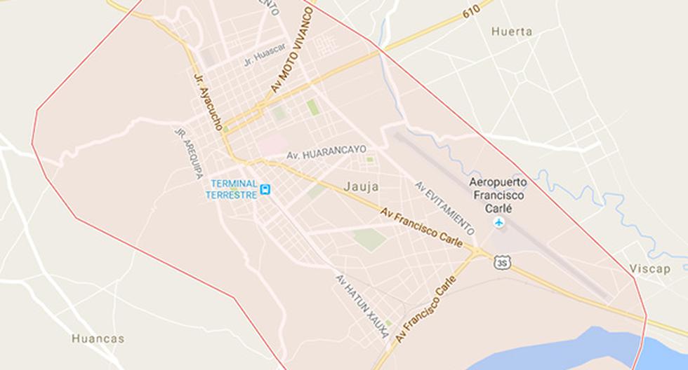 Choque y vuelco de un bus interprovincial en el kilómetro 84 de la Carretera Central, a la altura de Jauja, dejó un muerto y 14 heridos. (Foto: Google Maps)