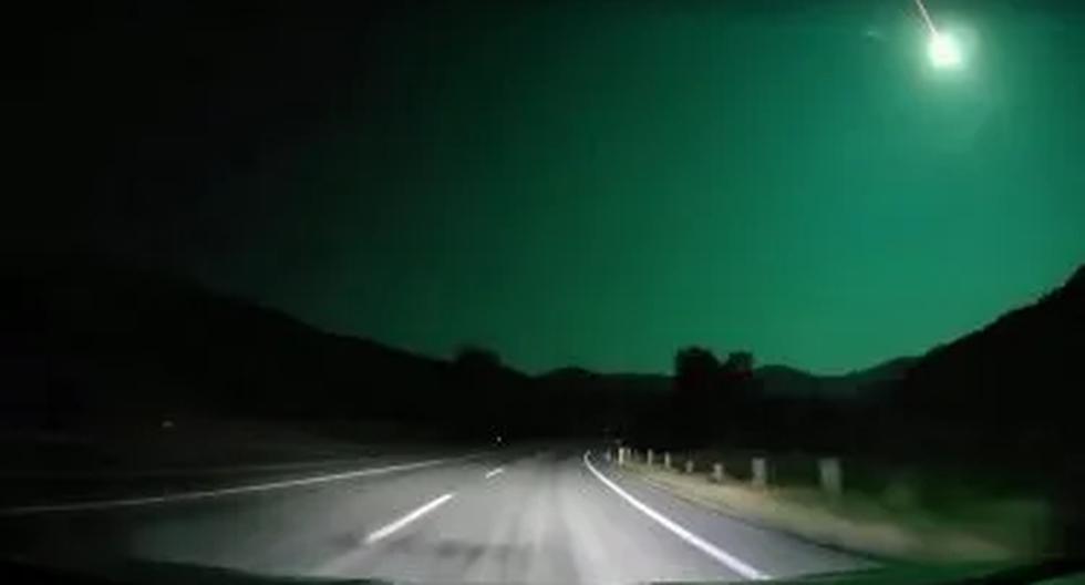 A meteorite fell in Türkiye and left shocking images |  VIDEO