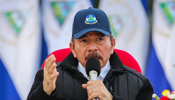 El presidente Daniel Ortega, durante el 41 aniversario de la Revolución Sandinista, realizado sin un evento público debido a la pandemia de COVID-19, en Managua. (Foto: Archivo/ César PEREZ / PRESIDENCIA NICARAGUA / AFP).