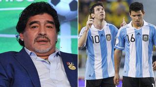 Maradona quiere una delantera con su nieto, su hijo y el de Messi