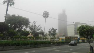 Senamhi: Lima amaneció con neblina, lloviznas y reporta vórtice en la capital