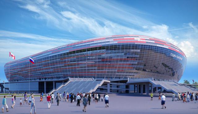 El Mordovia Arena, ubicado en Saransk, puede albergar 45 000 espectadores. Sus obras se iniciaron en el año 2010, dirigidas por el arquitecto alemán Tim Hupe. (Foto: Difusión)