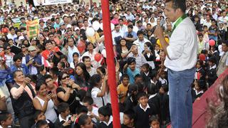 Ollanta Humala: “Propongo un pacto por el desarrollo de Cajamarca"