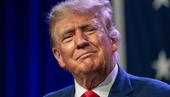 Donald Trump, aspirante presidencial republicano de 2024. (Foto: Sergio FLORES / AFP)