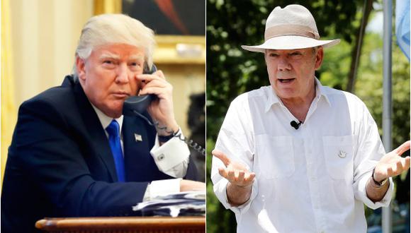 En una conversación telefónica, "Trump destacó la importancia de que Colombia haga todo lo posible para eliminar la producción y el tráfico de drogas", de acuerdo con un comunicado de la Casa Blanca. (Foto: AP/EFE)