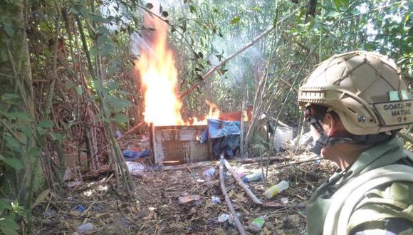 Vraem: PNP intervino tres laboratorios de maceración de coca