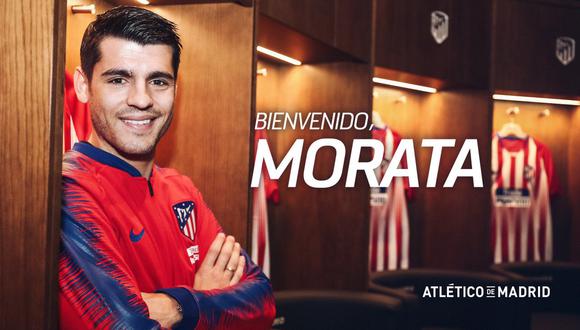 Álvaro Morata usará el dorsal '22' del Atlético de Madrid durante la presente temporada. (Foto: Agencias)