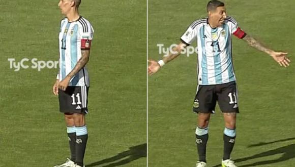 Ángel Di María brindó dos asistencias en el Bolivia vs Argentina. (Foto: Captura)