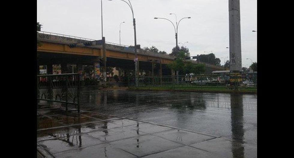 La lluvia sorprendió a los limeños este sábado. (Foto: @Jona7master)