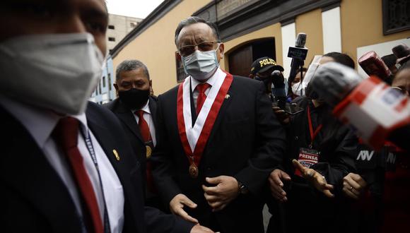 Edgar Alarcón preside la Comisión de Fiscalización y tiene dos denuncias constitucionales en su contra. (Foto: Joel Alonzo/ @photo.gec)