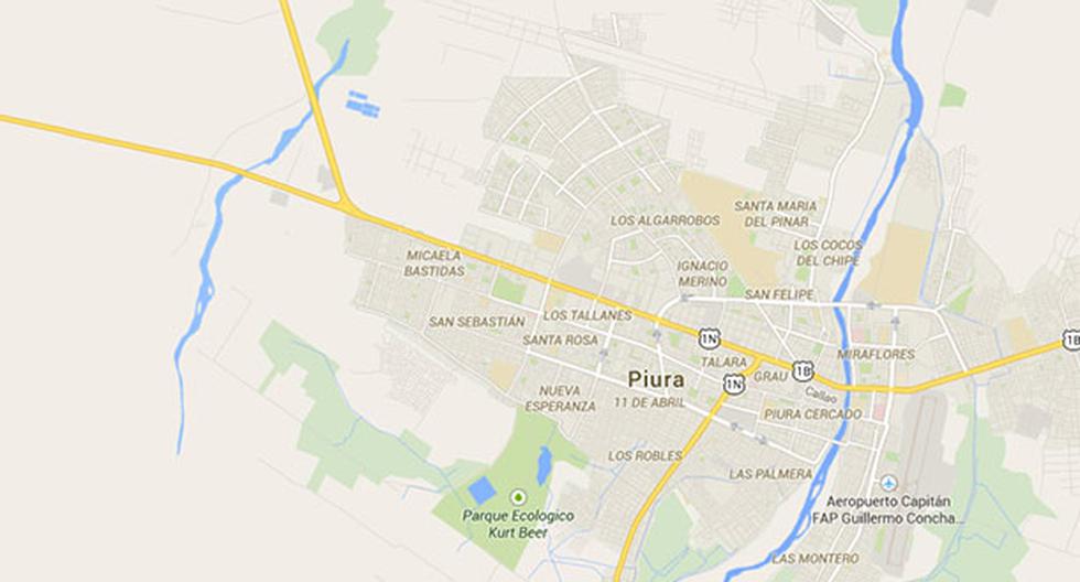 Accidente dejó tres muertos en Piura. (Foto: Google Maps)