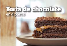 Somos receta: torta de chocolate casera en cuatro simples pasos