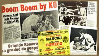 Orlando Romero, el “extraño, de un país extraño” que le ofreció una brutal pelea al campeón Ray Mancini