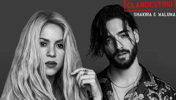 Shakira y Maluma vuelven a unir sus voces para dar vida a "Clandestino". (Foto: Instagram)