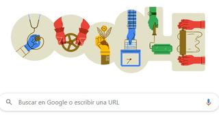 Google dedica hoy su doodle por el Día del Trabajo