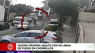 Chorrillos: taxista frenó robo utilizando arma de fuego