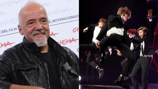 Paulo Coelho defiende a BTS y asegura que son la “banda más importante del mundo” 