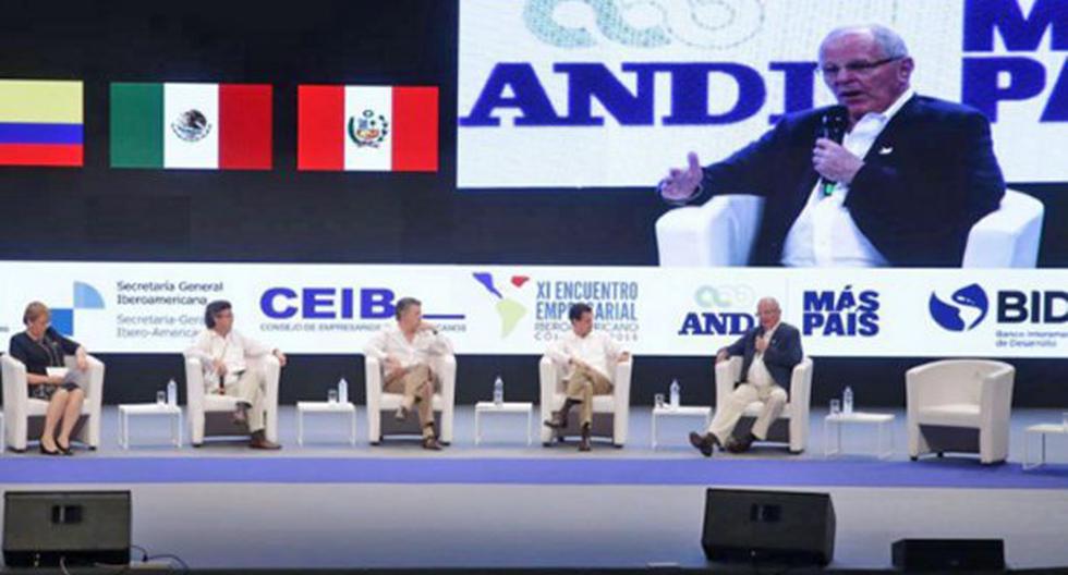 PPK participa hoy en la I Sesión de Jefes del Estado y de Gobierno de la XXV Cumbre Iberoamericana, que se desarrolla hasta hoy, en la ciudad de Cartagena. (Foto: Andina)
