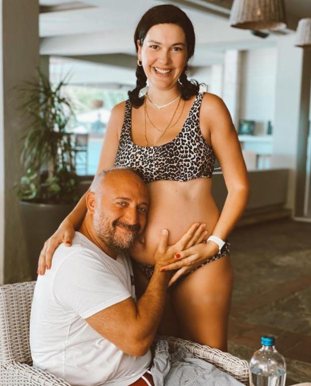 Bergüzar Korel and Halit Ergenç await the birth of their third daughter, Leyla (Photo: Bergüzar Korel / Instagram)