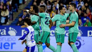 Real Madrid goleó 4-0 al Zaragoza y clasificó a los cuartos de final de la Copa del Rey [VIDEO]