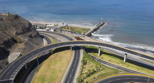 Lima en cuarentena retratada desde el aire. (Foto: Daniel Apuy/ GEC)