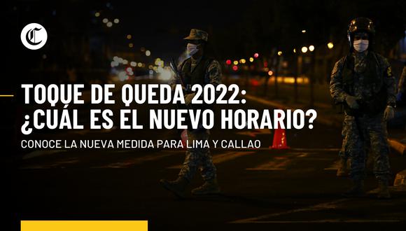 Toque de queda en Lima, Callao y provincias con nivel alto empieza a las 12 de la noche. FOTO: Diseño El Comercio.