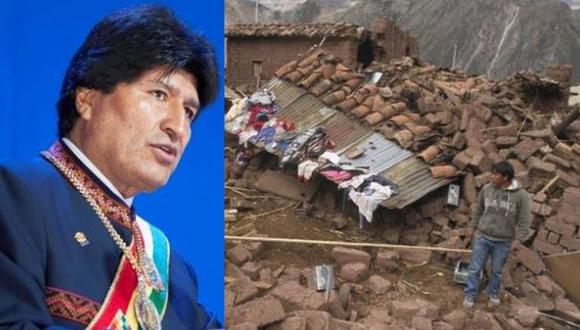 Bolivia ofrece ayuda humanitaria tras sismo en Arequipa