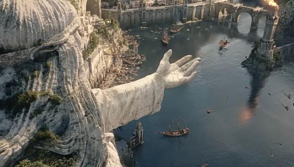 Las primeras imágenes del gran reino de Númenor en "El señor de los anillos: Los anillos de poder", los ancestros de Gondor (Foto: Amazon Studios)