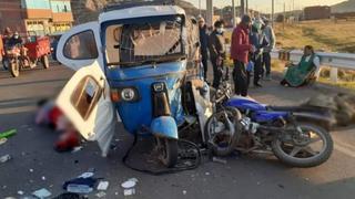 Puno: Tres militares acaban heridos en accidente contra mototaxi que habría invadido carril