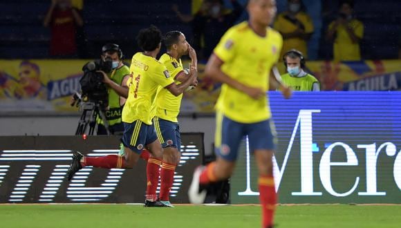 Colombia sumó 4 puntos en las Eliminatorias, tras su victoria ante Perú y el empate con Argentina. (Foto: AFP)