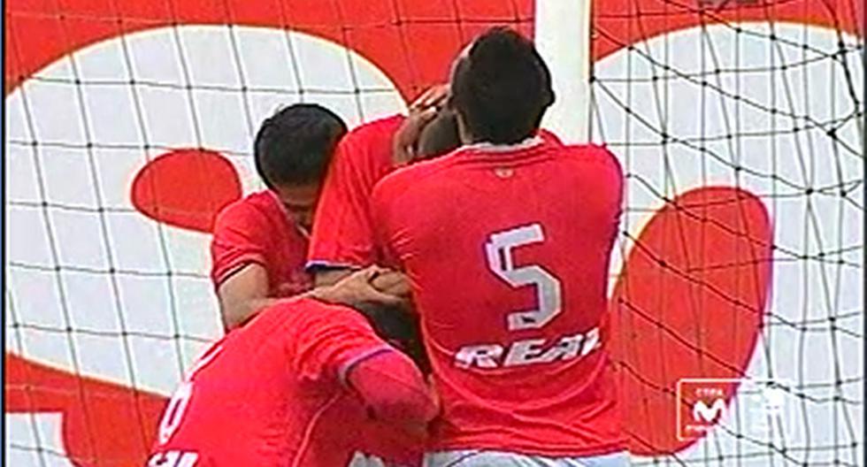 Unión Comercio celebrando su gol ante Alianza Lima (Foto: Captura)