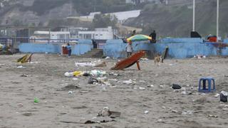 Chorrillos: playas amanecieron repletas de basura tras celebraciones por Navidad