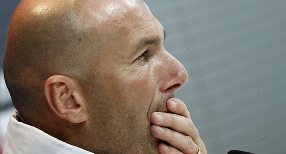 Zinedine Zidane parece estar de buen ánimo en el Real MAdrid por estos días (Foto: EFE)