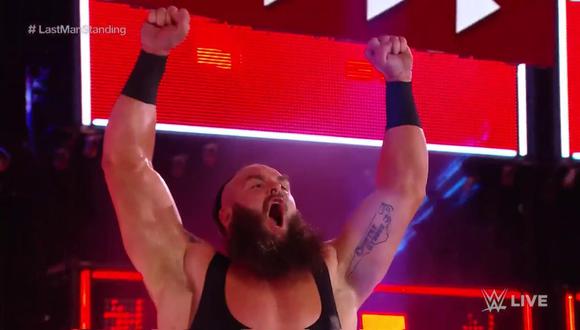 'El Monstruo entre Hombres' Braun Strowman se enfrentó a 'La Máquina Roja de la Destrucción Kane a quien aplastó con el escenario. (Foto: WWE)