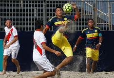 Perú venció 5-4 a Colombia por la Copa América de Fútbol Playa